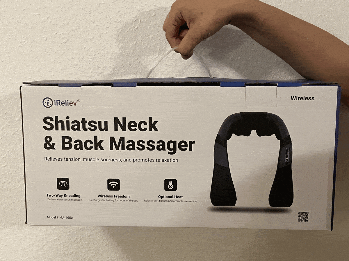 iRelieve Shiatsu Neck & Back Massager